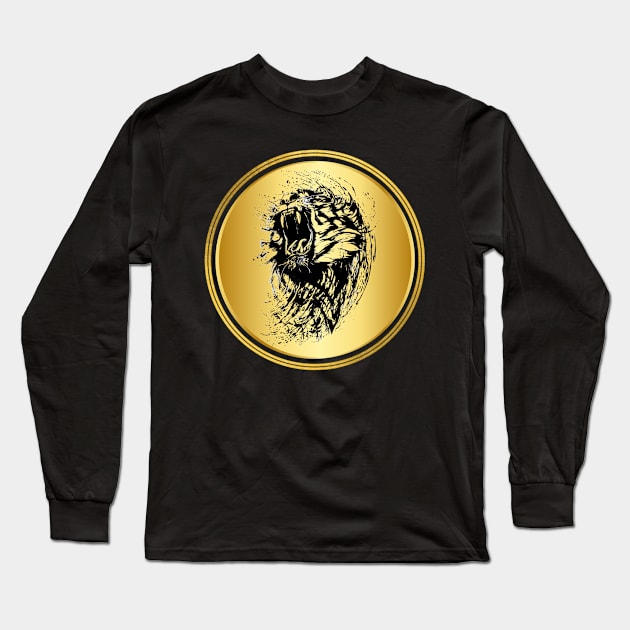 Roaring Tiger Long Sleeve T-Shirt by Artsy Y'all